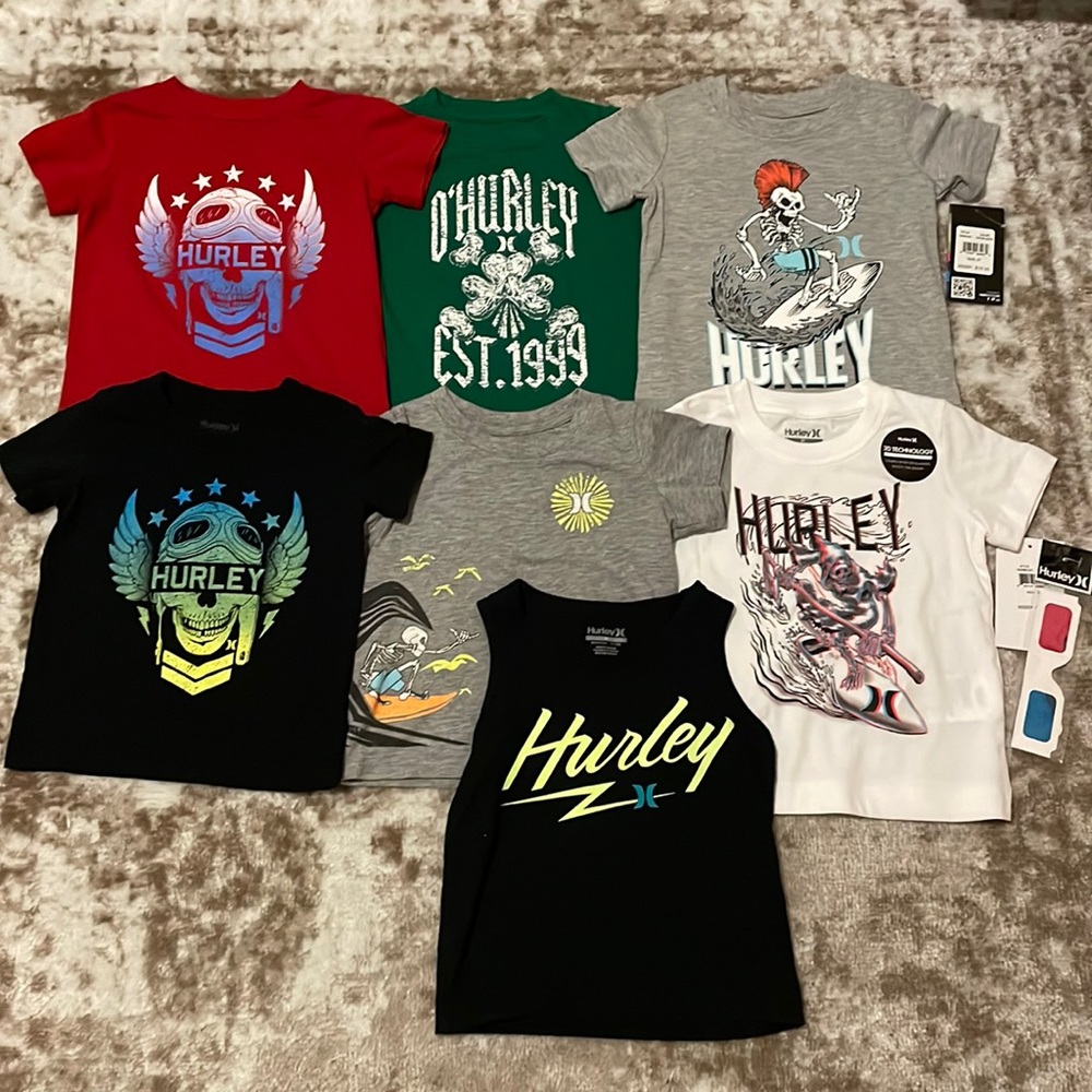 1/$10 Toddler Boy Hurley Top NWT/EUC